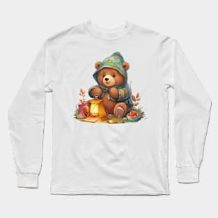 Camping Bear #2 Long Sleeve T-Shirt